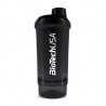 Keverőpalack Biotech Wave+ Compact 500 ml (+150 ml) Black (Fekete)