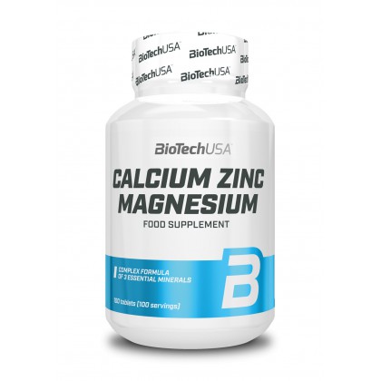 BioTechUSA Calcium - Zinc - Magnesium 100 tab.
