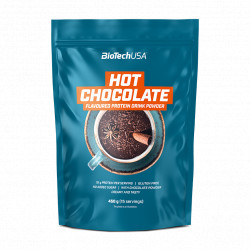BioTechUSA Hot chocolate, fehérje tartalmú forrócsoki italpor 450 g