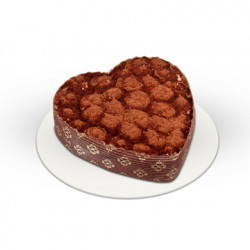 Prookies Tiramisu szív torta 318g (fagyasztott termék, felengedés után fogyasztható)