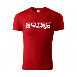 Scitec Nutrition Basic férfi póló piros