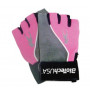 BioTechUSA Lady 2 - női pink szürke kesztyű L (nagy)