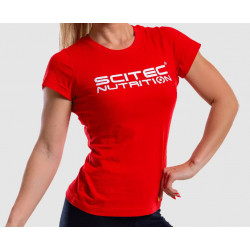 Scitec Nutrition Basic női póló piros