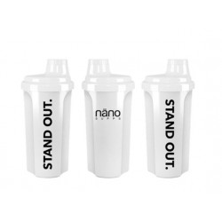 Nano Supps Shaker Átlátszó Fehér (Opaque White) 500ml
