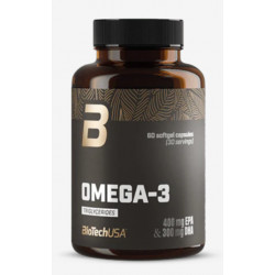 BioTechUSA Omega-3 Triglycerides - 60 lágykapszula